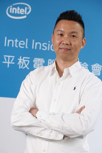 英特爾平台行銷技術經理 Jim說明Intel inside 平板效能。