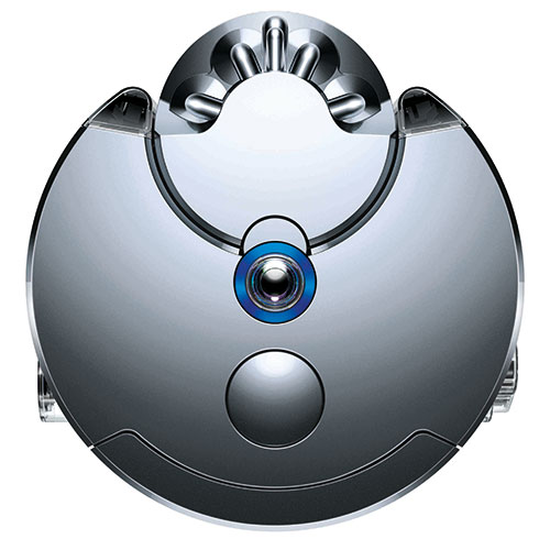 Dyson 360 Eye的坦克履帶設計,遇到門檻也能輕鬆跨越。