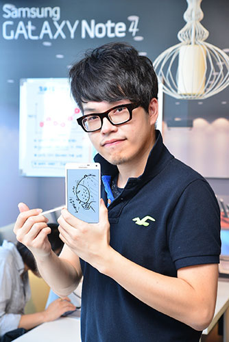 用畫的方式記錄各種生活心情也沒問題!