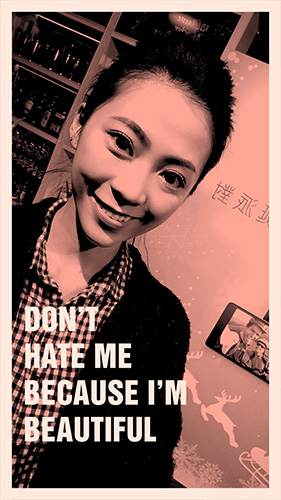 Lumia Selfie 也可作出如雜誌封面的效果