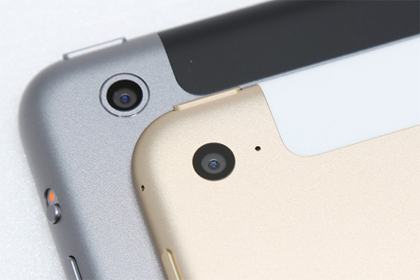 iPad Air 2 這次將後方主鏡頭由 500 萬提升至 800 萬畫素