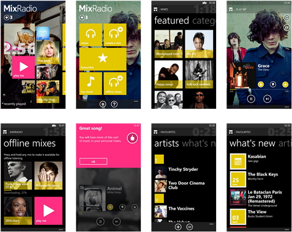 MixRadio在全球擁有橫跨31國的Windows Phone用戶,有利Line擴展海外事業。(圖片來源/Microsoft官網)