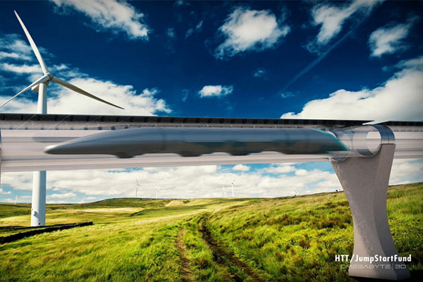 時速超過1230公里的Hyperloop是未來交通革新的一大突破。