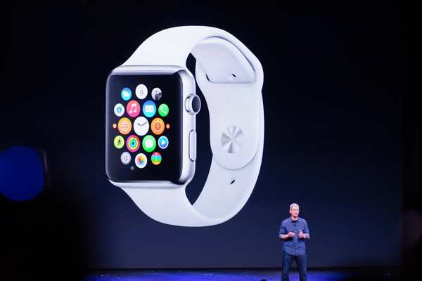 Apple Watch的發表也被認為是進入「庫克」時代的指標性產品。(資料照,記者陳炳宏攝)