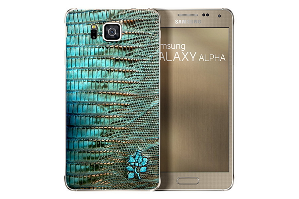 針對女性用戶的綠色Galaxy Alpha。(圖片來源取自三星官網)