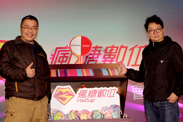 左:遊戲橘子執行長劉柏園、右:樂陞科技董事長許金龍。
