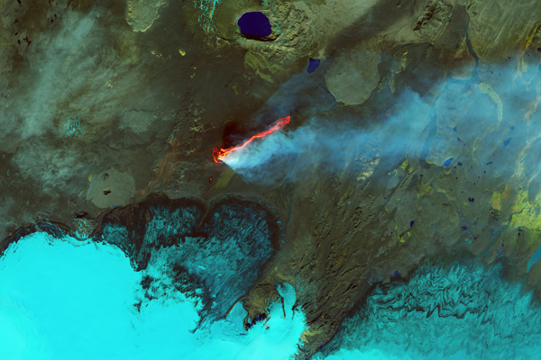 (攝影:Landsat 8 衛星,2014 年 9 月 6 日。)