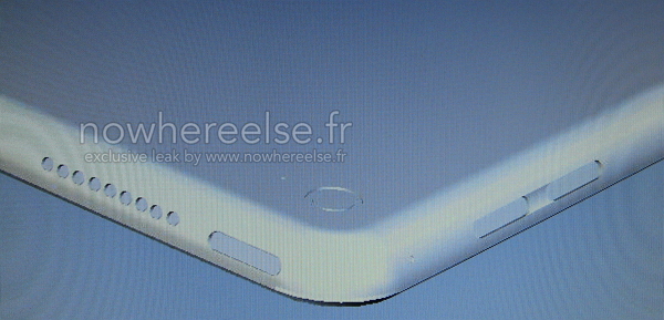 有鴻海作業員提供 iPad Pro 的 3D 外殼,並宣稱厚度僅在 6.9 ~ 7.5 之間。(翻攝自nowhereelse)