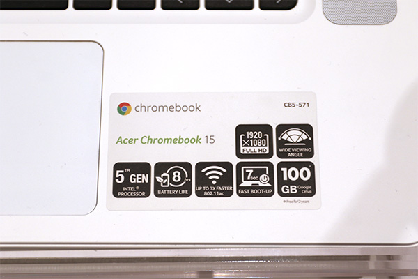 這次 Chromebook 的最大特色就是採用了 Intel 新一代的處理器