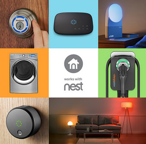 如果家裡有 Nest 旗下的恆溫器和煙霧感測器(Smoke + CO Alarm),就可以和其他的智慧家電互動。(圖取自Nest官方網站)