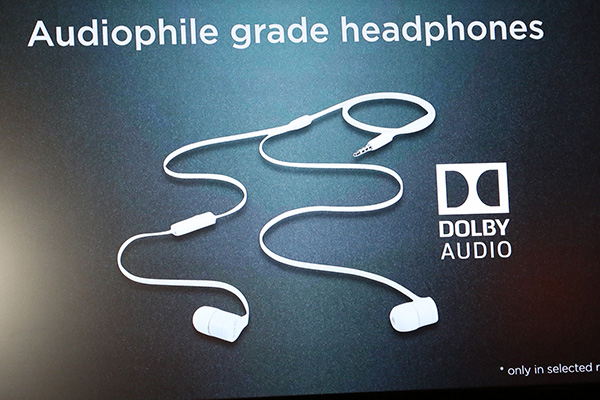Dolby Audio 音效增益功能也可用在耳機上。