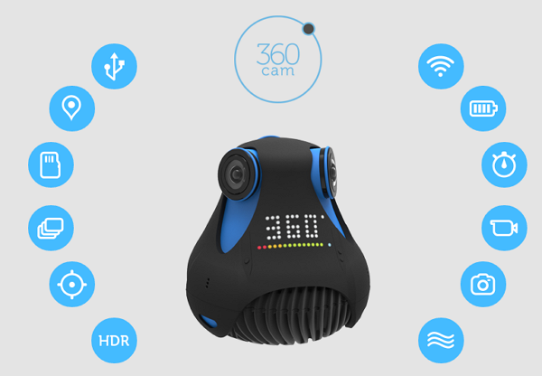 Giroptic 360cam 攝影機。(圖取自Giroptic官方網站)