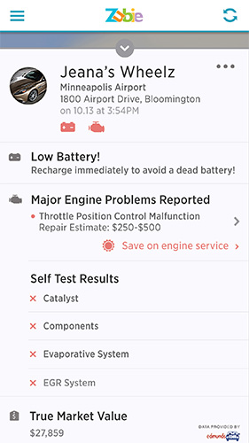 透過 OBD II 介面,在車輛故障時,車主可先行知道車輛的故障原因,或許可以進行簡單的排除作業