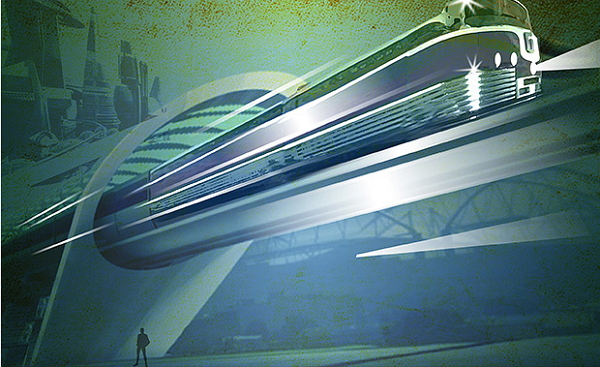 中國上海早就有速度比較慢的磁浮列車囉!(圖片來源/CNNMoney)