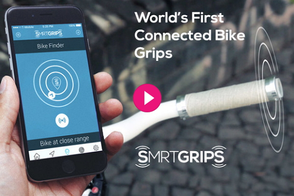 smrtGRiPS與手機App連結後即可發揮導航及定位等功能。