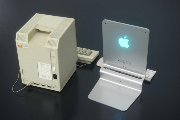 機背附上一個經典的 Apple 發光 logo 標誌。（圖片來源／Curved Labs）