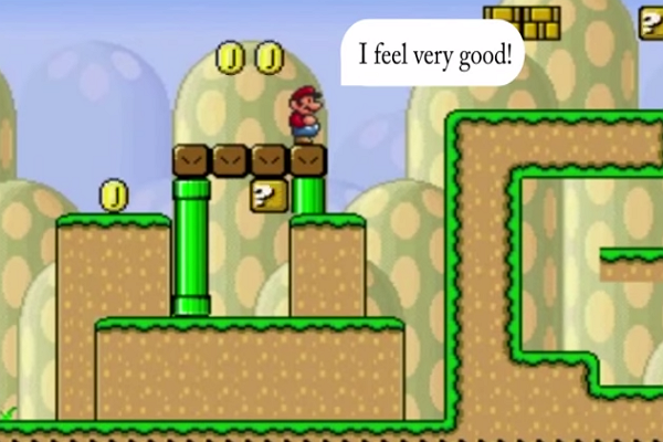 超級馬利歐變聰明了!任天堂推出的「超級馬利歐兄弟」(Super Mario Bros)是許多人心目中的經典遊戲,而最近一群德國研究員就開發了一個「Mario Lives」計畫,在遊戲中加入人工智慧,讓馬利歐不僅可以回應語音命令、具有學習能力,還可以自己進行遊戲。(截取自Mario Lives影片)