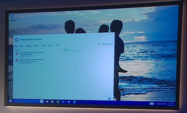 基本上可以透過Cortana 數位助理以語音進行 Windows 10 的所有基本操作。
