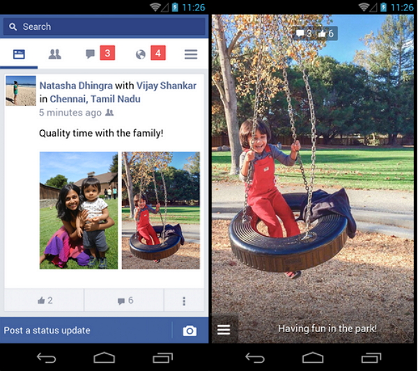 即使是網路速度及手機效能較差，也能以較快的速度運行圖片。（圖片來源／Facebook）
