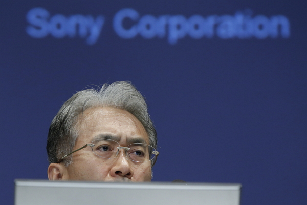 Sony首席財務官吉田憲一郎(Kenichiro Yoshida)擬對智慧手機事業實行精簡措施,計劃將結束在中國新智慧手機的發展。(圖片來源/彭博社)
