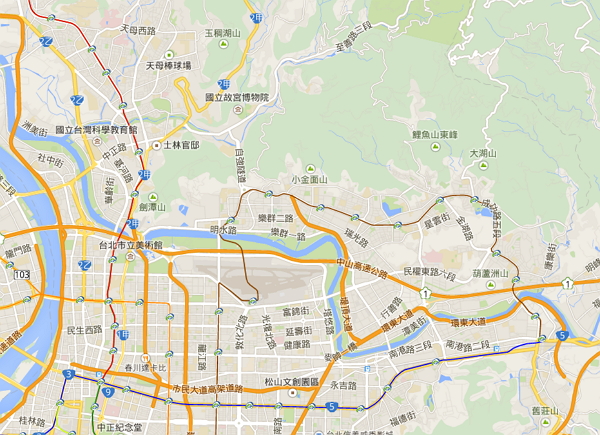 谷歌道路規劃,路線圖。(Google)