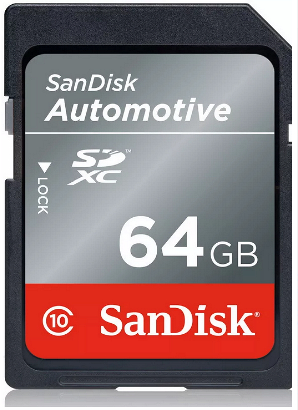 符合車用規範 AEC - Q100 的SD 卡。(圖片來源/SanDisk)