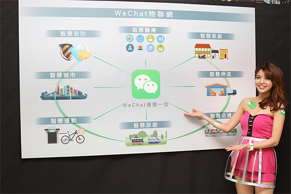 這次 Wechat 展示的主要應用服務