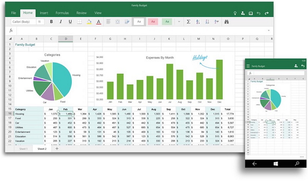 Office Excel 2016(圖片來源/微軟)