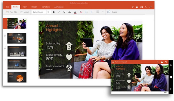 Office PowerPoint 2016(圖片來源/微軟)