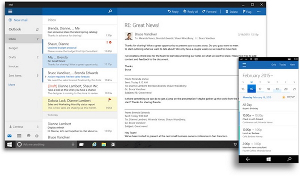 Office Outlook 2016(圖片來源/微軟)
