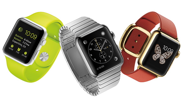 庫克表示 Apple Watch 將會定時將使用者「挖」起來,也許很多人將會站著開會,大家不必為此感到奇怪,因為未來大家都會這樣帶著 Apple Watch 。(圖片來源/蘋果)