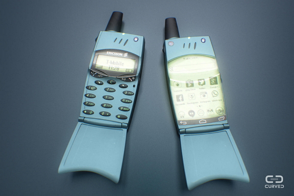 智慧化後的Ericsson T28。(圖片來源/Curved)