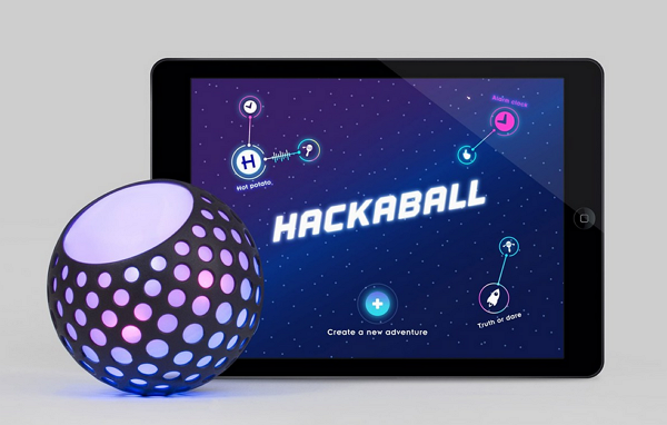 Hackaball 要價 69 美元,預計將於今年 12 月出貨。(圖片來源/Hackaball)