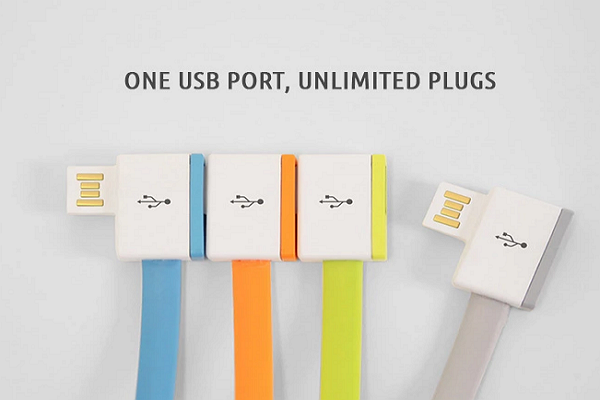 InfiniteUSB 的設計相當簡單─誰「佔用」一個USB孔,誰就要「償還」。(圖片來源/Infinite USB)