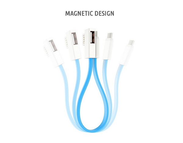 接頭部分有磁性,讓使用者方便收納。(圖片來源/Infinite USB)