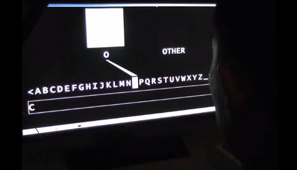 志願者以「腦力」成功拼寫出了「computer」這個詞,但速度緩慢。(圖片來源/IEEE Spectrum)