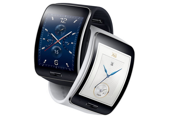 三星目前最高等級的智慧手錶 Gear S,採用方形錶面設計。(圖片來源/三星官網)