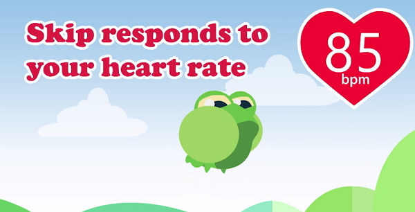 當你的心跳越快，Skip會越長越大！這樣太容易緊張的人會不會破不了關阿！（圖片來源／Skip a Beat）