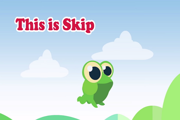 遊戲主角是叫做Skip的超可愛青蛙！（圖片來源／Skip a Beat）