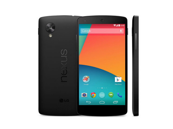 由 LG 代工的 Google Nexus 5 原市佔高達七成,如今市佔下滑,華碩 Zenfone 5 確實造成不少影響。(圖片來源/Google)