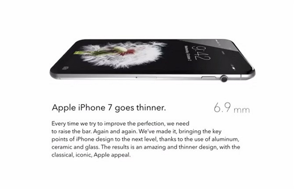 厚度如同iPhone 6 一樣纖薄。