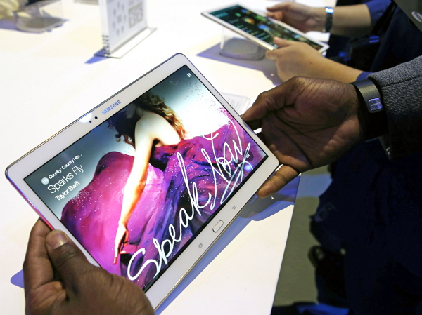 Galaxy Tab S 10.5 4G LTE 。(美聯社)