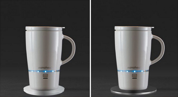 同時推出黑白兩色的無線充電器杯墊。(圖片來源/Kickstarter)