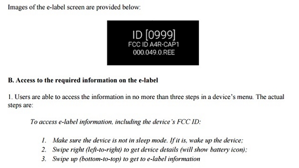 美國 FCC 出現了疑似新一代 Google Glass 的產品。(圖片來源/FCC)