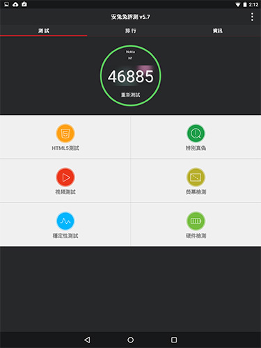 Antutu 現場測試成績