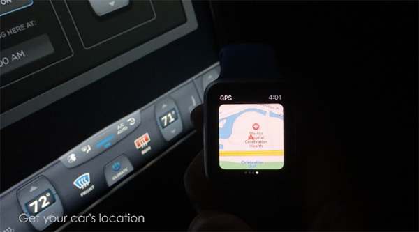 可在 Apple Watch 上用地圖 APP 追蹤車輛