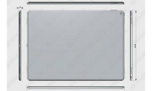 下一代 iPad Pro 將為 12.9 吋,支援 NFC 短距離通訊功能。(翻攝AppleInsider)