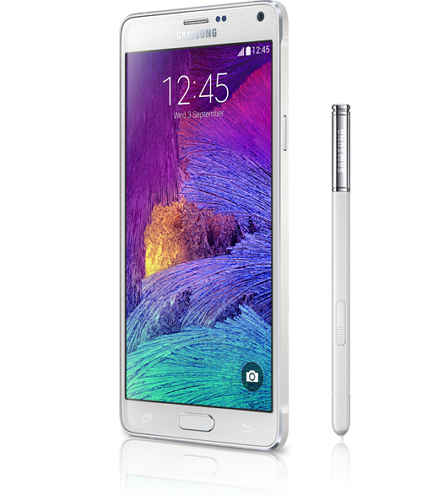 Samsung Galaxy Note 4 的電池續航力為 8 小時又 43 分鐘，為優秀等級，充電完成僅需 95 分鐘。（圖片來源／Samsung）