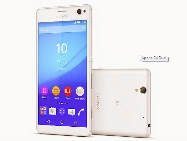 Sony Xperia C4 Dual 為雙 SIM 卡機種。