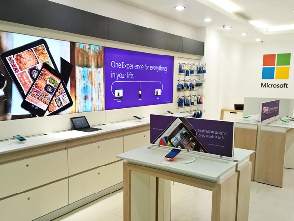 微軟零售店內也將導入更多旗下產品,如Surface、Lumia、Xbox、Office等。(圖片來源/微軟)